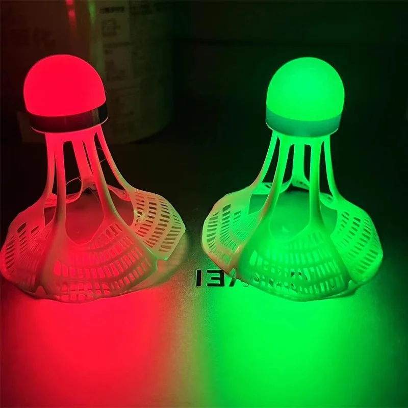 Feather Shuttlecock - Glow-In-The-Dark Winddichte Badminton Shuttle Bal Windweerstand