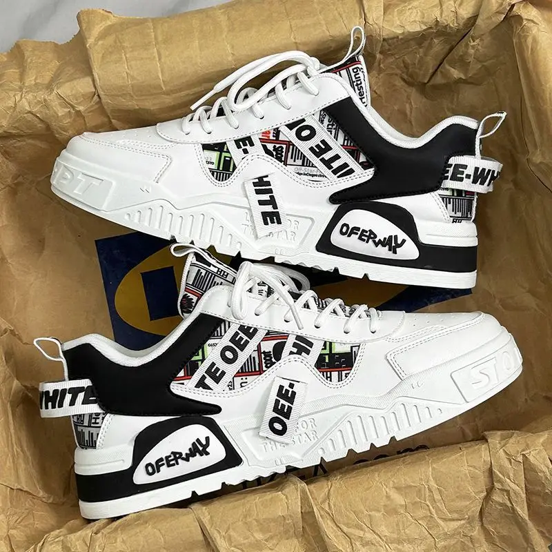 Badminton Shoes Men - Casual mode lederen sneakers Nieuwe skateboard