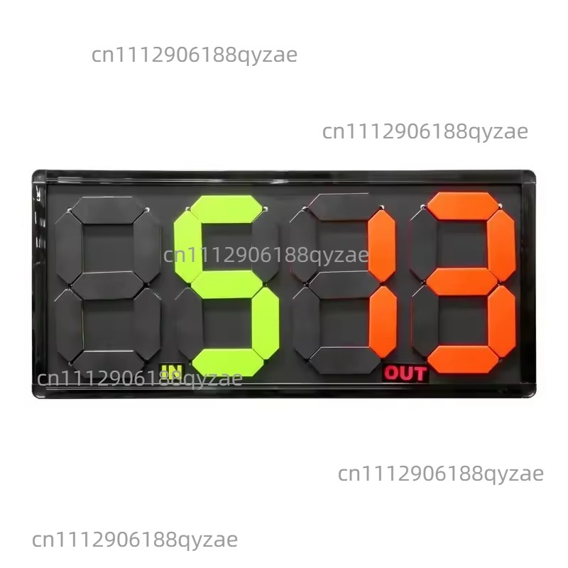 Scoreboard Digital - Voetbalwisselbord Dubbelzijdig display Handmatig voetbalwisselbord 4