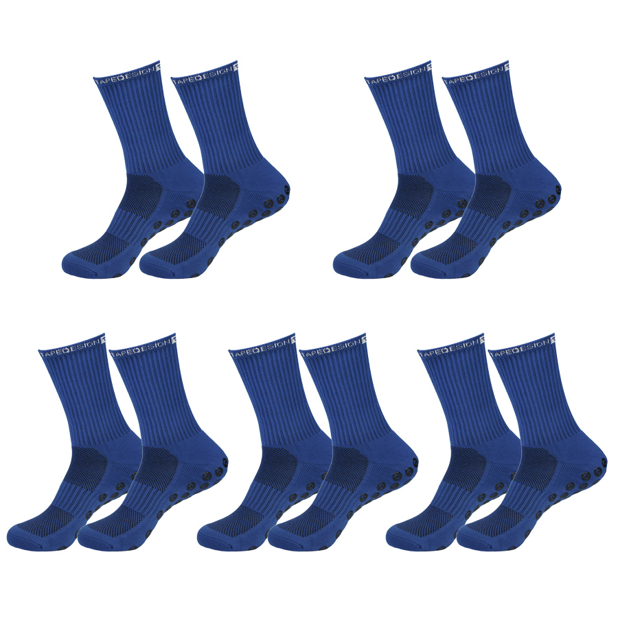 5 paar antislip voetbalsokken  - Badminton Grip recensie en prijs