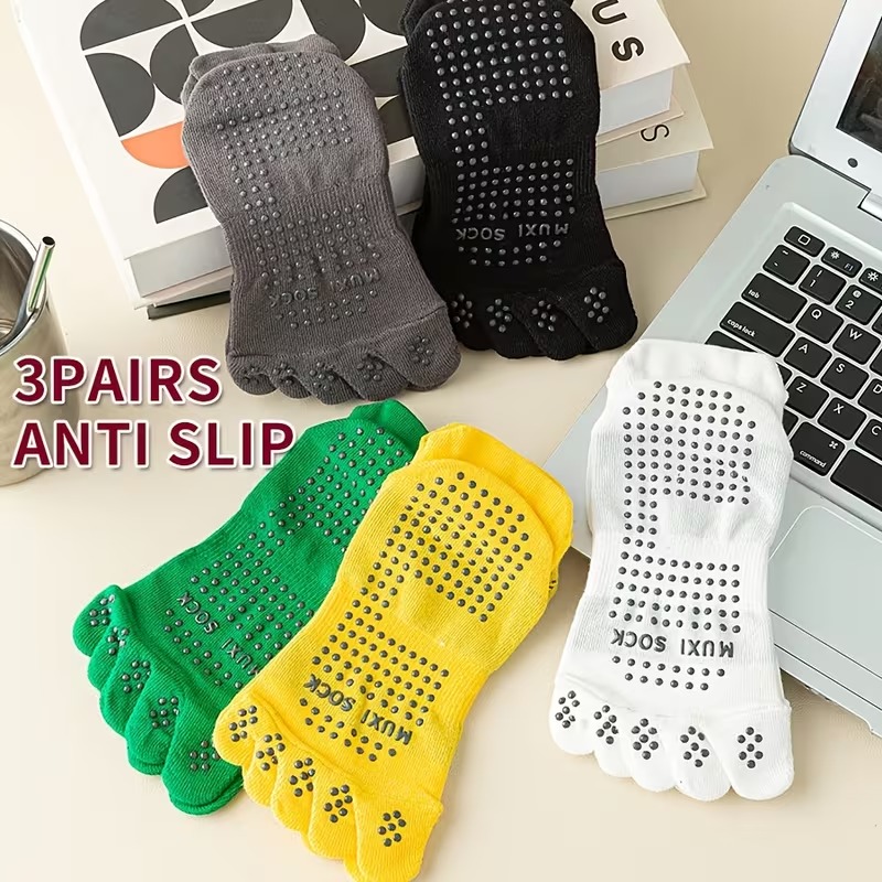 Heren 3-paar teensokken Antisl - Sports Grip recensie en prijs