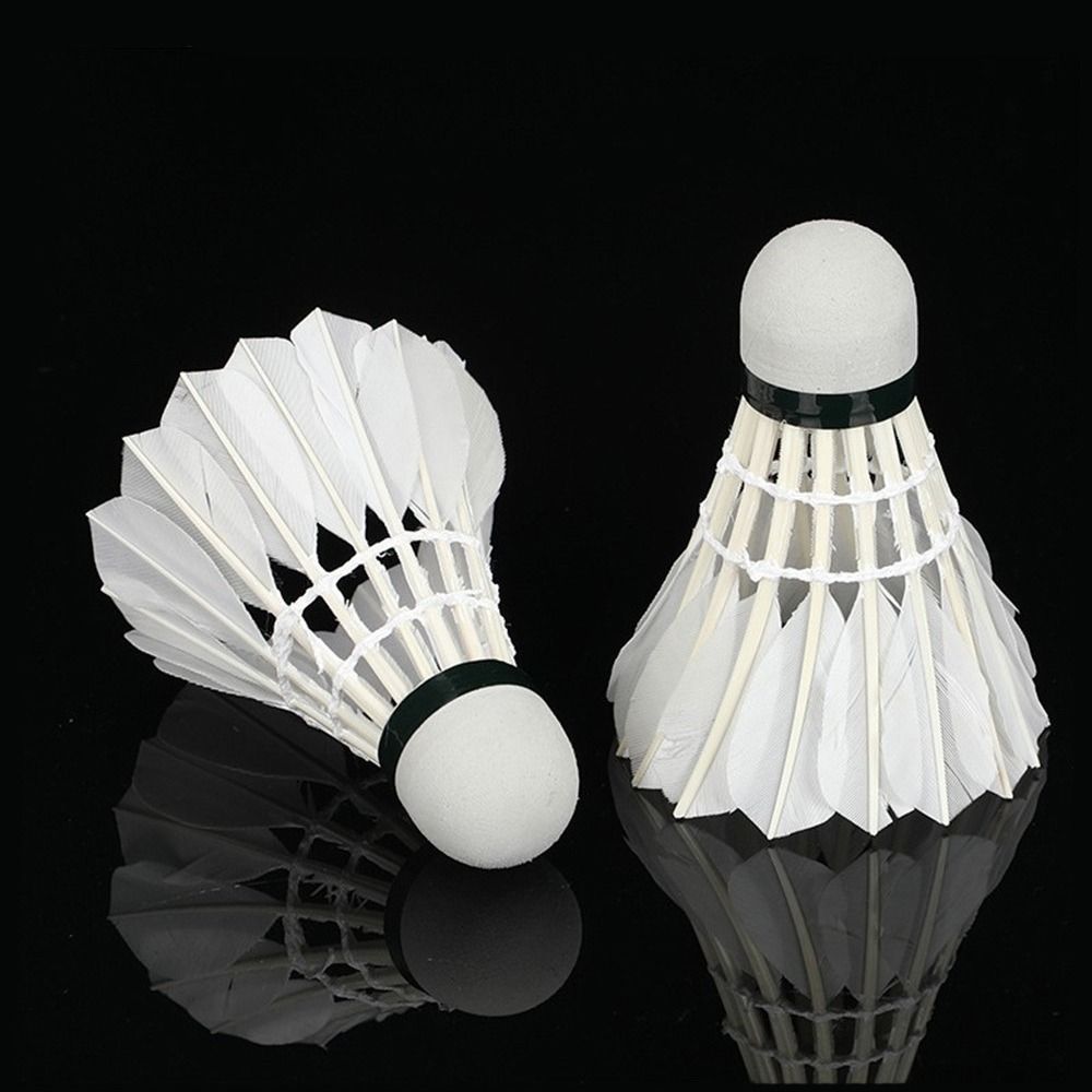 3/6/12 Stuks Nieuwe Witte Badm - Feather Shuttlecock recensie en prijs