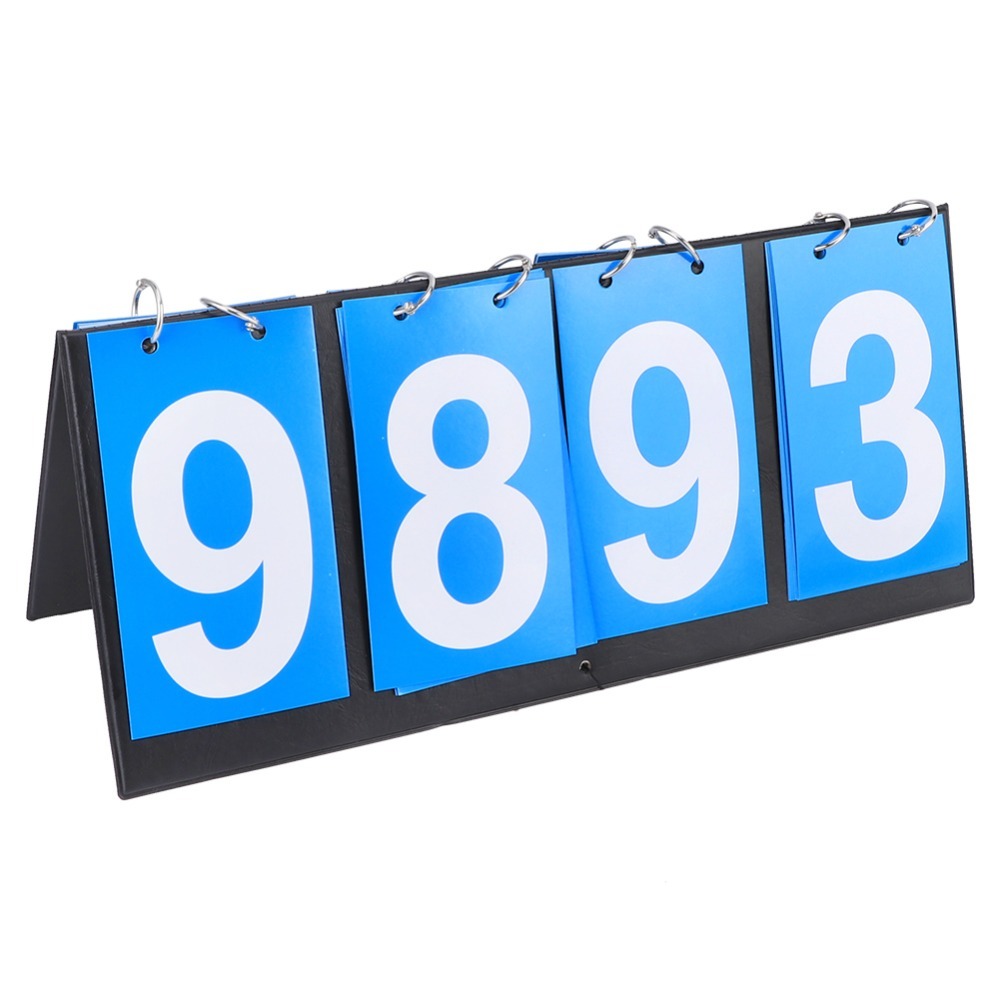Blauwe 4-cijferige scorebord m - Scoreboard Digital recensie en prijs