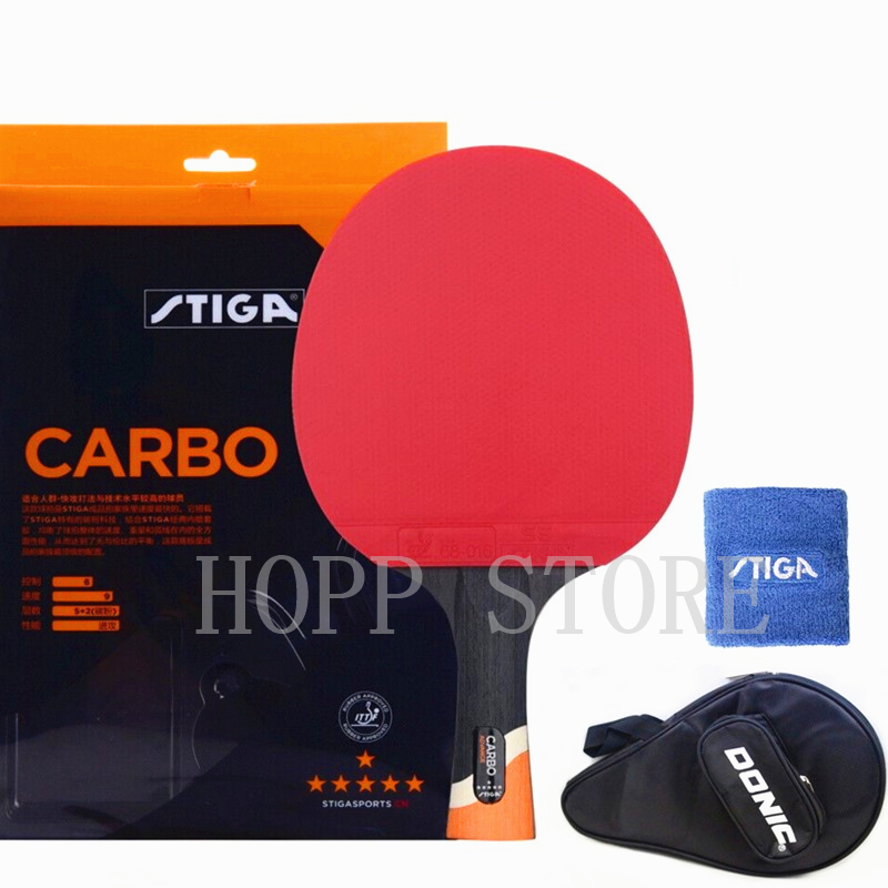 Stiga 6 Ster Racket Offensief  - Badminton Racket Carbon recensie en prijs